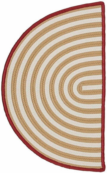 Colonial Mills Sliced Stripe SS00 Gold and White